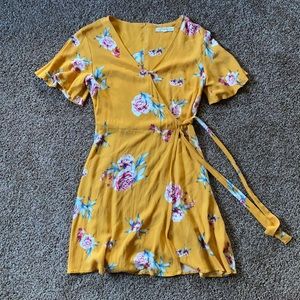 Floral Wrap Dress